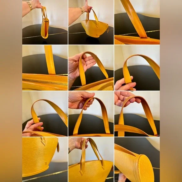 Louis Vuitton Authentic Luxury Vintage Retro Minimalist Epi Saint Jacques Bag - Picture 15 of 17